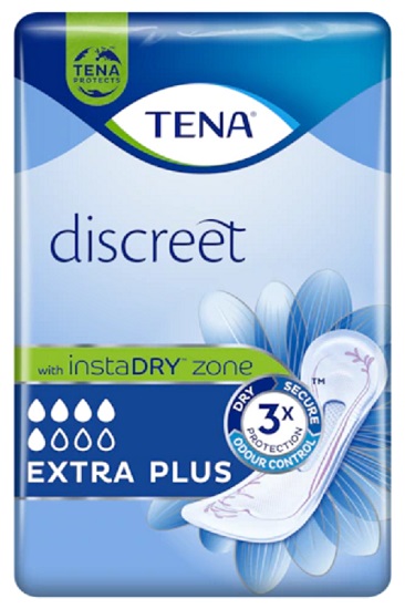 TENA DISCREET EXTRA PLUS ASSORBENTE INCONTINENZA LEGGERA 16 PEZZI - dottorbianchi.it
