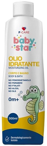 BABYSTAR OLIO PER IL CORPO E PER IL BAGNO 300 ML - dottorbianchi.it