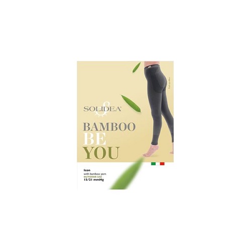 BE YOU BAMBOO ICON LEGGINGS NERO M - dottorbianchi.it