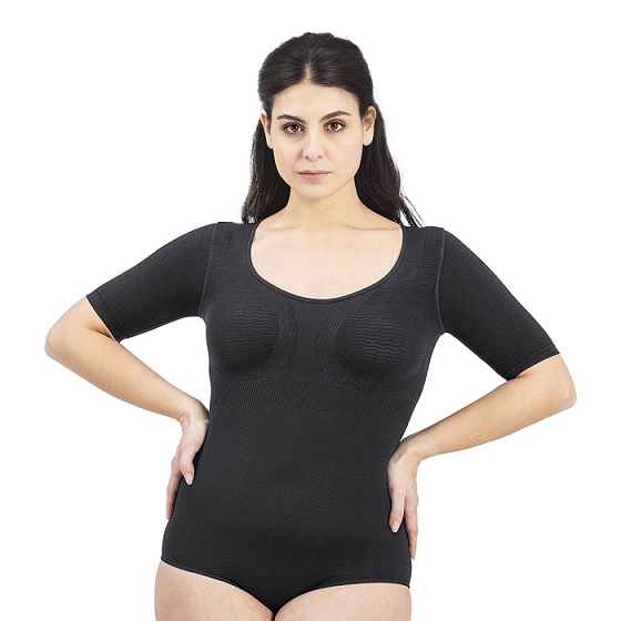 SILVER WAVE BODY SKIN PRO BODY CON MANICHE NERO S - dottorbianchi.it