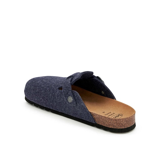 DAKOTA MAN PANTOFOLA FELTRO RICICLATO NAVY BLUE 45 - dottorbianchi.it