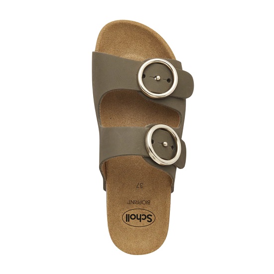 MALIBU' 2 STRAPS VERDE OLIVA 36 - dottorbianchi.it