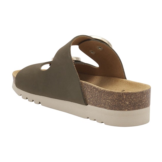 MALIBU' 2 STRAPS VERDE OLIVA 36 - dottorbianchi.it