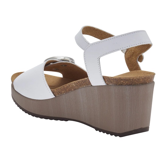 MALIBU' SANDAL PELLE BIANCA 38 - dottorbianchi.it