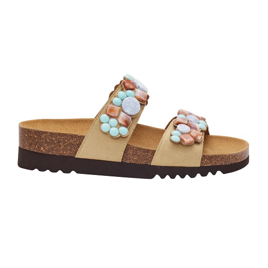 SINTRA 2 STRAPS BEIGE/MULTICOLOR 36 - dottorbianchi.it