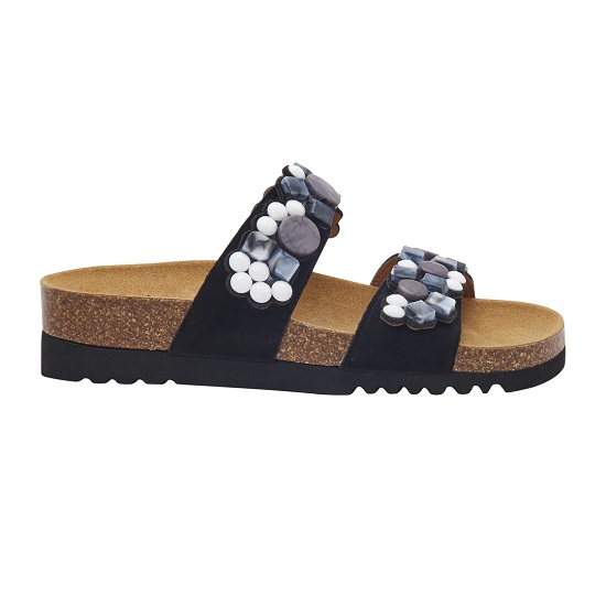 SINTRA 2 STRAPS NERO/MULTICOLOR 35 - dottorbianchi.it