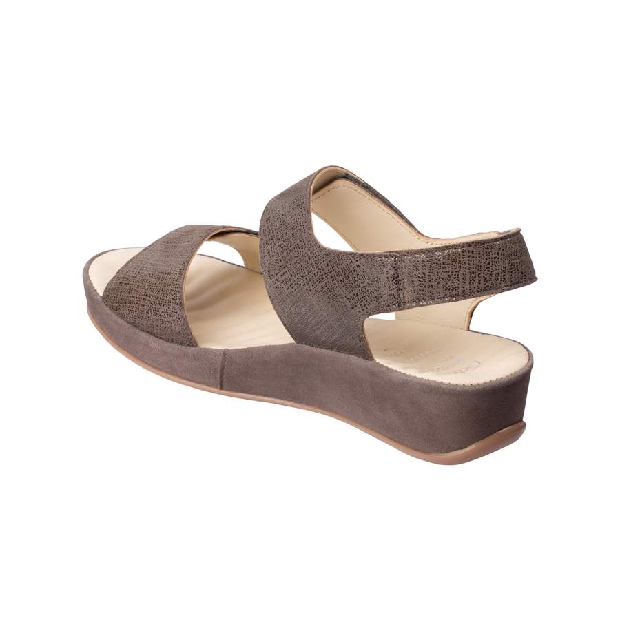 CHRISTY SANDAL 2.0 TAUPE 38 - dottorbianchi.it