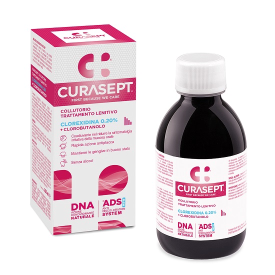 CURASEPT COLLUTORIO ADS DNA TRATTAMENTO LENITIVO 200 ML - dottorbianchi.it