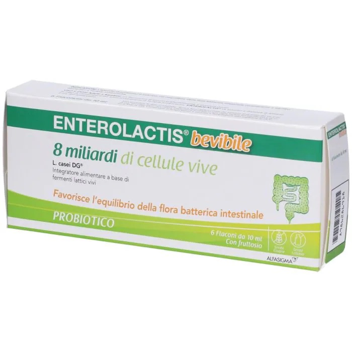 ENTEROLACTIS BEVIBILE 6 FLACONCINI X 10 ML - dottorbianchi.it