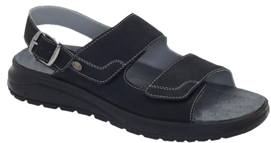 GABRIEL SANDAL NERO 44 - dottorbianchi.it