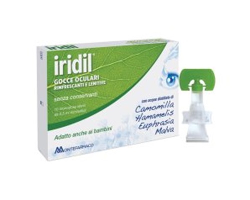 GOCCE OCULARI IRIDIL 20 AMPOLLE MONODOSE DA 0,5 ML - dottorbianchi.it