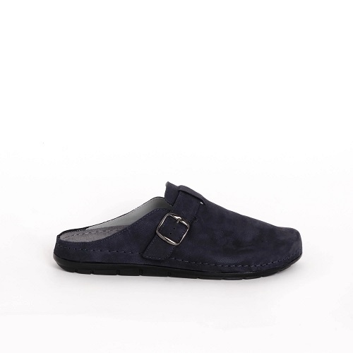 INVERNESS MAN NUBUCK CIABATTA UOMO NAVY BLUE 44 - dottorbianchi.it