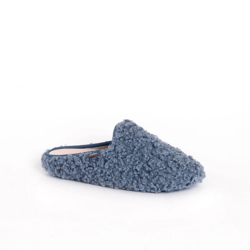 MADDY CURLY CIABATTA DONNA BLUE 41 - dottorbianchi.it