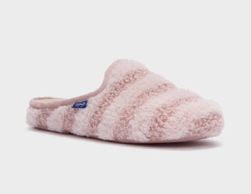 MADDY STRIPED SYNTHETIC FUR W LIGHT PINK 36 - dottorbianchi.it
