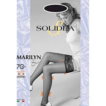MARILYN 70 SHEER CALZA AUTOREGGENTE FUMO 4XL - dottorbianchi.it