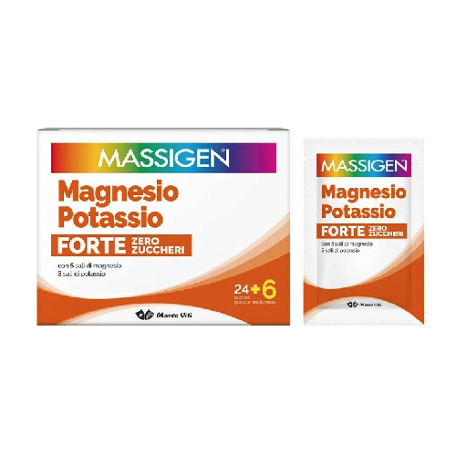 MASSIGEN MAGNESIO POTASSIO FORTE 30 BUSTINE PROMO - dottorbianchi.it