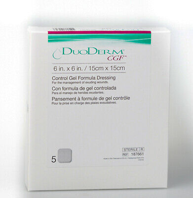 MEDICAZIONE IDROCOLLOIDALE STERILE SENZA BORDO ADESIVO DUODERM CGF 15X15CM 5 PEZZI - dottorbianchi.it