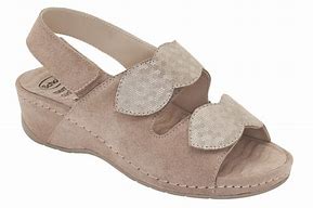 NIVES 2 STRAPS PELLE SCAMOSCIATA MARRONE CHIARO 37 - dottorbianchi.it