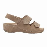 NIVES 2 STRAPS PELLE SCAMOSCIATA MARRONE CHIARO 39 - dottorbianchi.it