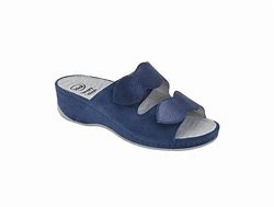 NIVES 2 STRAPS PELLE SCAMOSCIATA NAVY BLUE 38 - dottorbianchi.it