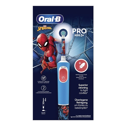 ORALB SPIDERMAN SPAZZOLINO ELETTRICO+1 REFERENZA - dottorbianchi.it