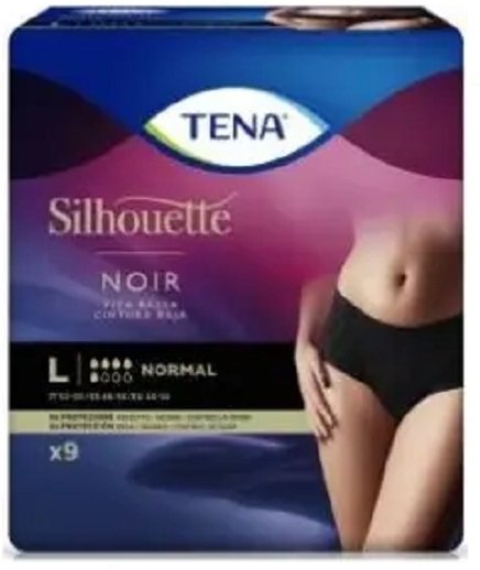 TENA SILHOUETTE NOIR M VITA ALTA PANNOLONE A MUTANDINA ASSORBENTE 9 PEZZI - dottorbianchi.it