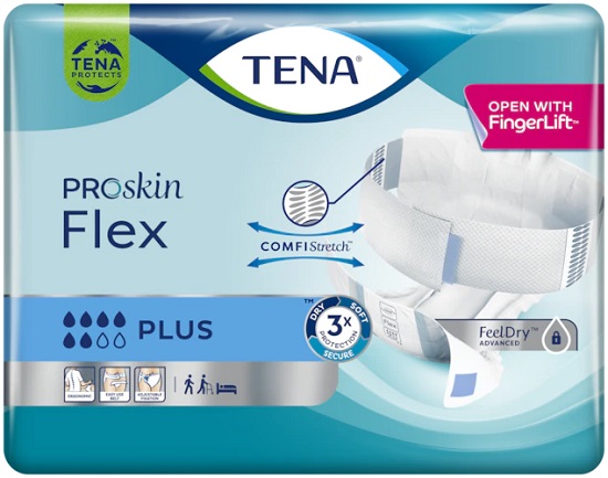 TENA FLEX PLUS L PANNOLONE PER INCONTINENZA 30 PEZZI - dottorbianchi.it