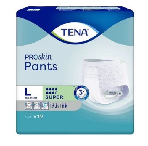TENA PANTS SUPER L 12 PEZZI - dottorbianchi.it