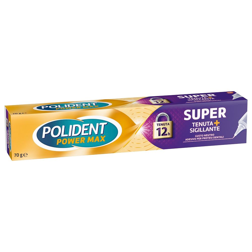 POLIDENT SUPER TENUTA+SIGILLANTE ADESIVO PROTESI DENTALE 70 G - dottorbianchi.it