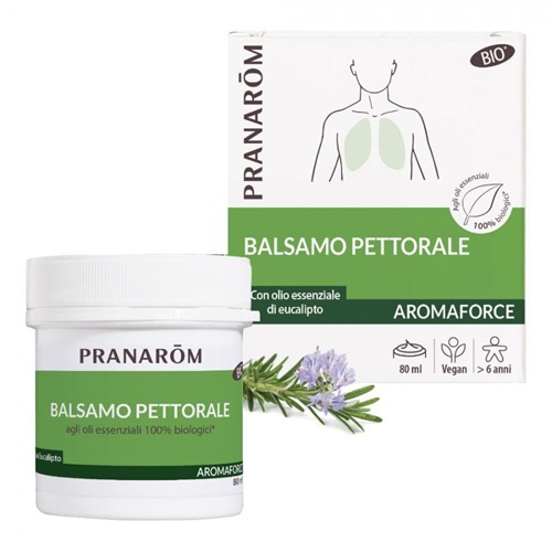 PRANAROM AROMAF BIO BALSAMO PETTORALE 80 G - dottorbianchi.it