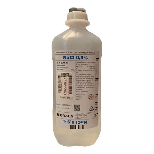 SODIO CLORURO*0,9% FL 500ML PE - dottorbianchi.it
