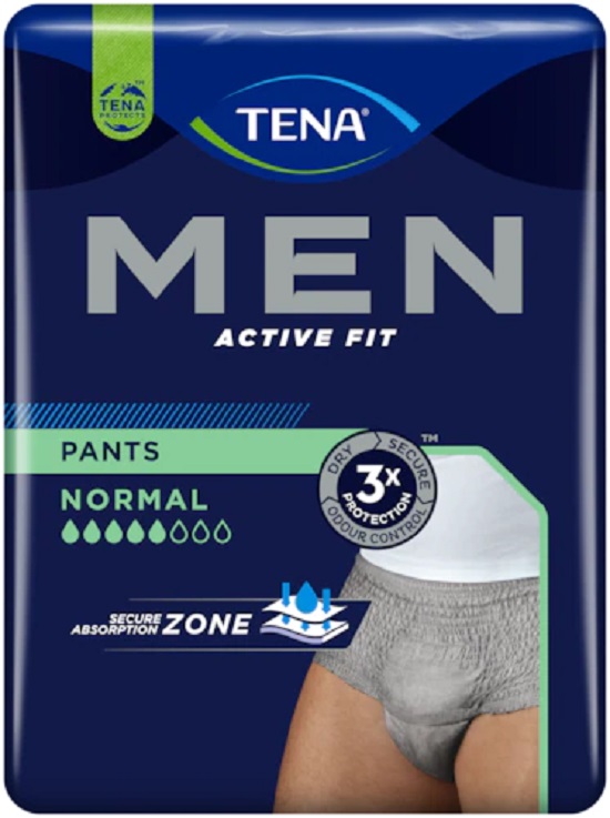 TENA MEN PANTS ACTIVE FIT GREV L/XL - dottorbianchi.it