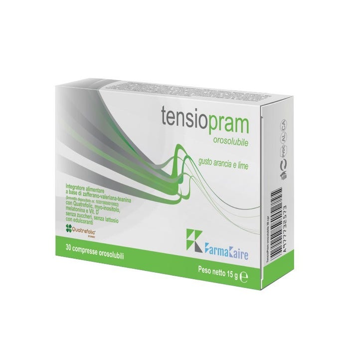 TENSIOPRAM OROSOLUBILE 30 COMPRESSE MASTICABILI GUSTO ARANCIA E LIME - dottorbianchi.it