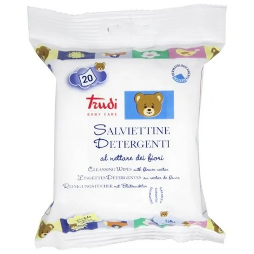 TRUDI BABY CARE SALVIETTINA DETERGENTE 20 PEZZI - dottorbianchi.it