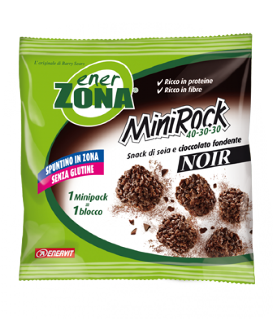 ENERZONA MINIROCK NOIR CIOCCOLATO FONDENTE ASTUCCIO 5 BUSTE  - dottorbianchi.it