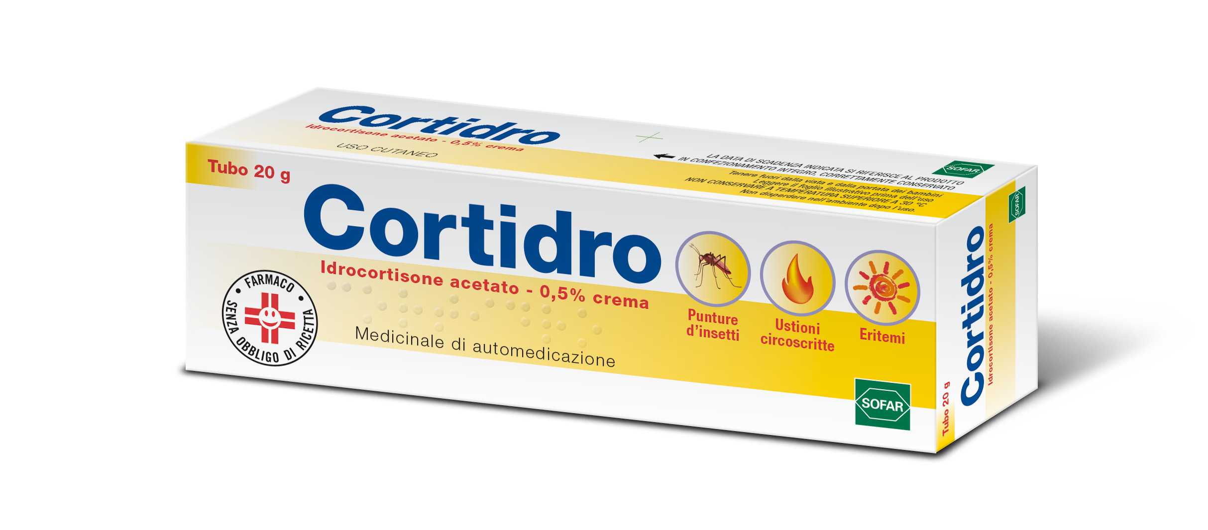 CORTIDRO*CREMA 20G 0,5% - dottorbianchi.it