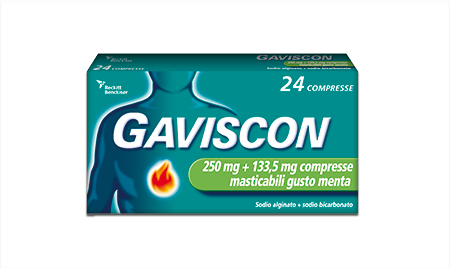 GAVISCON*24CPR MENT250+133,5MG - dottorbianchi.it