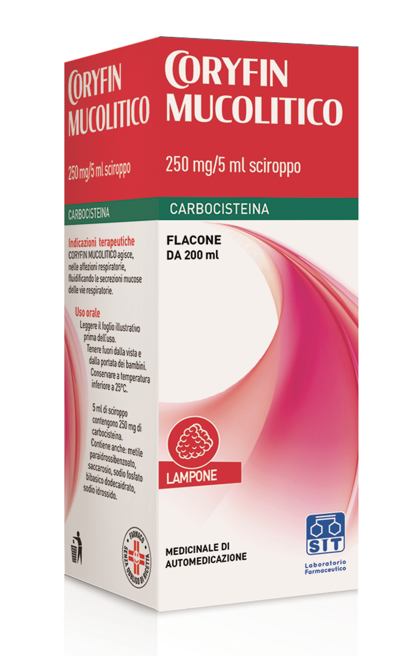CORYFIN MUCOLITICO*SCIR 200ML - dottorbianchi.it