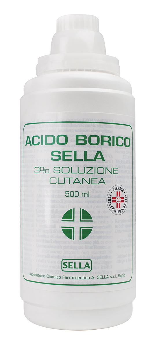 ACIDO BORICO SELLA*3% 500ML - dottorbianchi.it