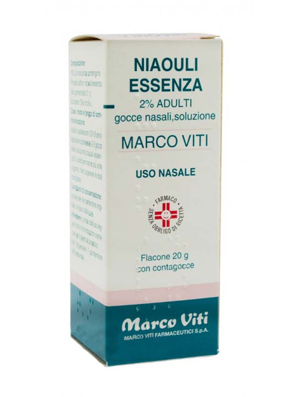 NIAOULI ESSENZA MV*2% GTT 20G - dottorbianchi.it