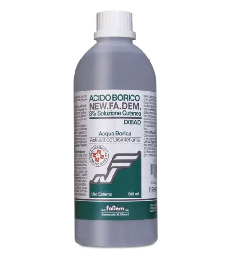 ACIDO BORICO NEW F*3% FL 500ML - dottorbianchi.it