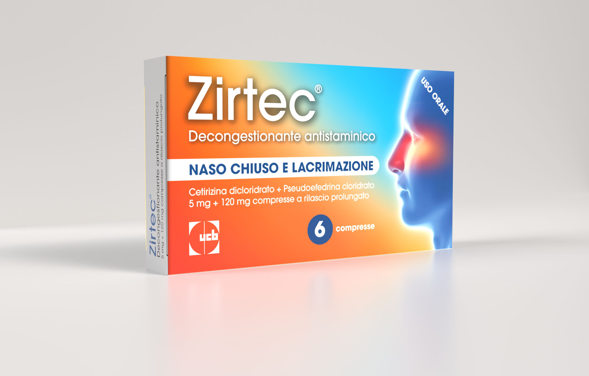 ZIRTEC DECONG ANT*6CPR 5+120MG - dottorbianchi.it