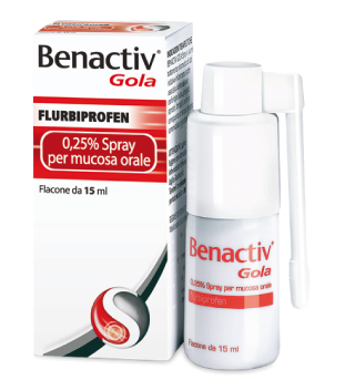 BENACTIV GOLA*SPRAY 15ML 0,25% - dottorbianchi.it