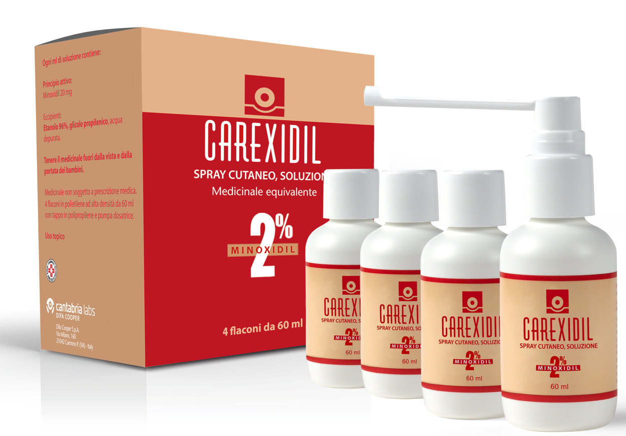 CAREXIDIL*4FL SOLUZ CUT 60ML2% - dottorbianchi.it