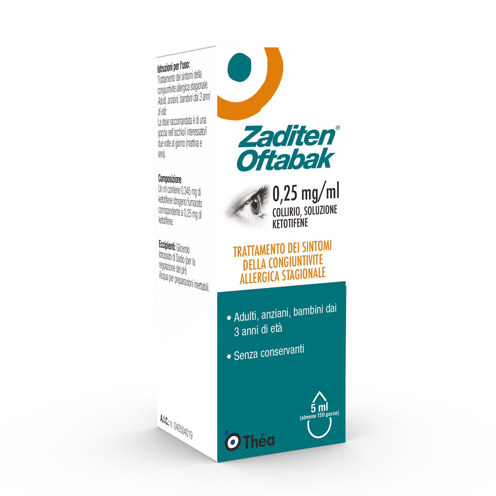 ZADITEN OFTABAK*COLL FL 5ML - dottorbianchi.it