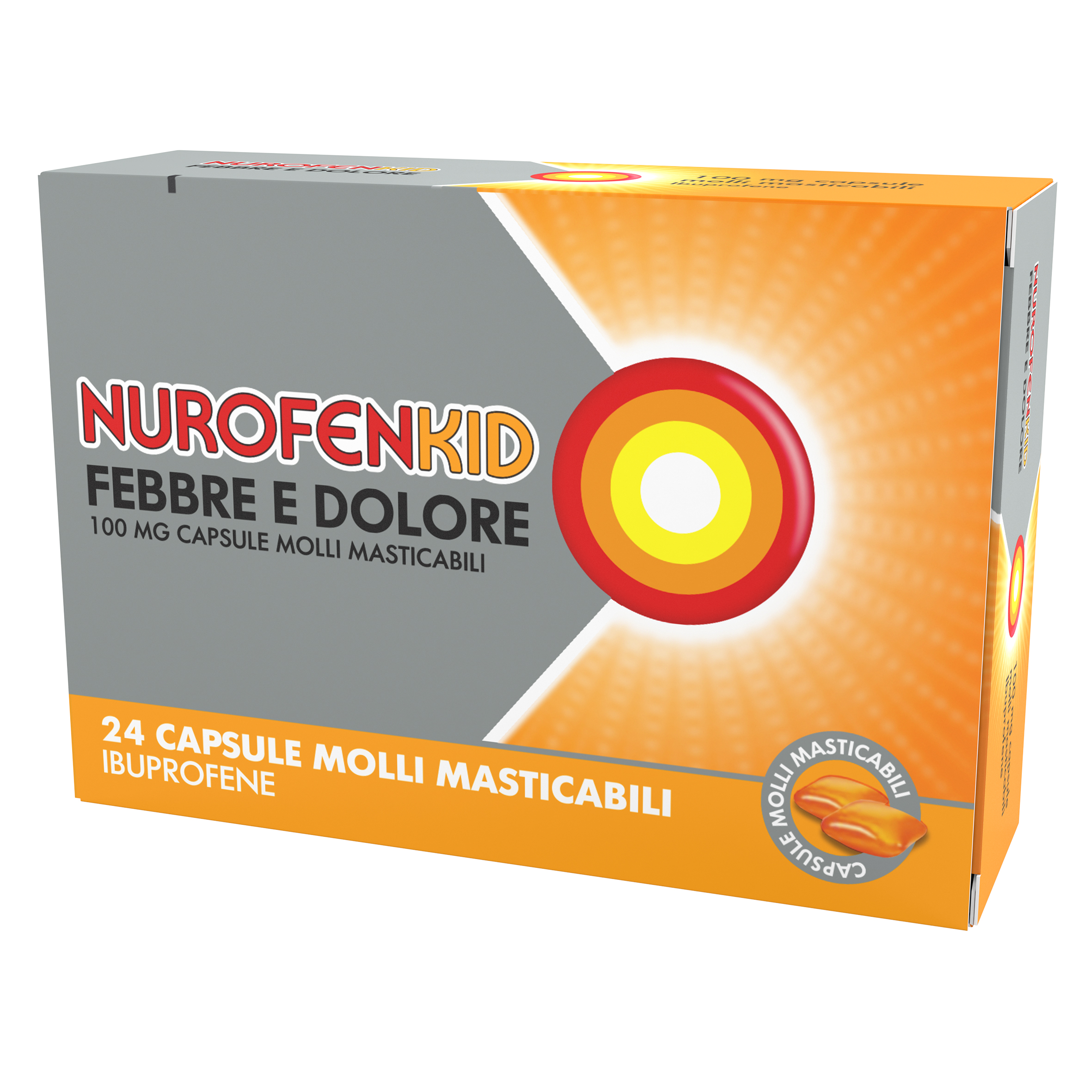 NUROFENKID FEBBRE D*24CPS100MG - dottorbianchi.it
