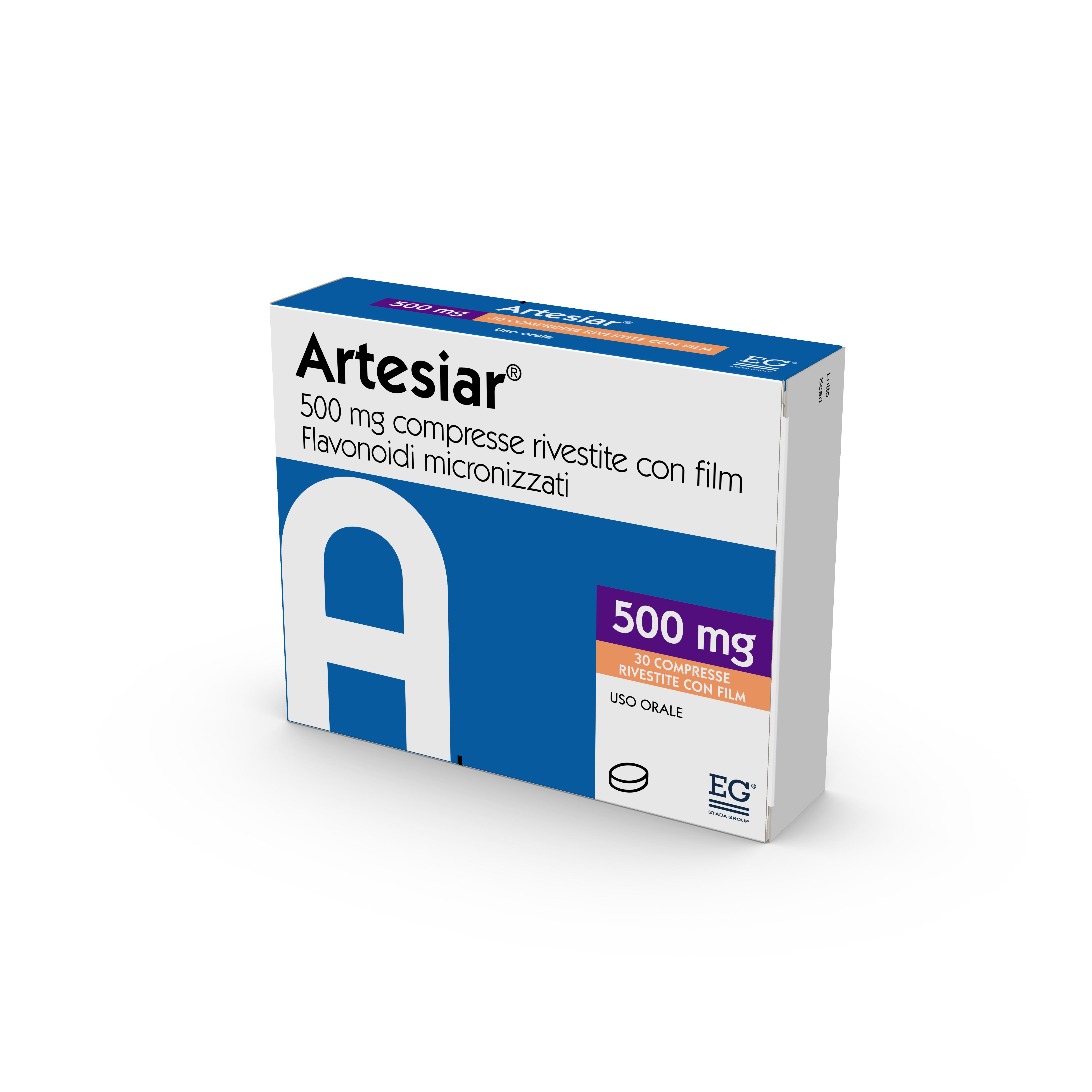 ARTESIAR*30CPR RIV 500MG - dottorbianchi.it