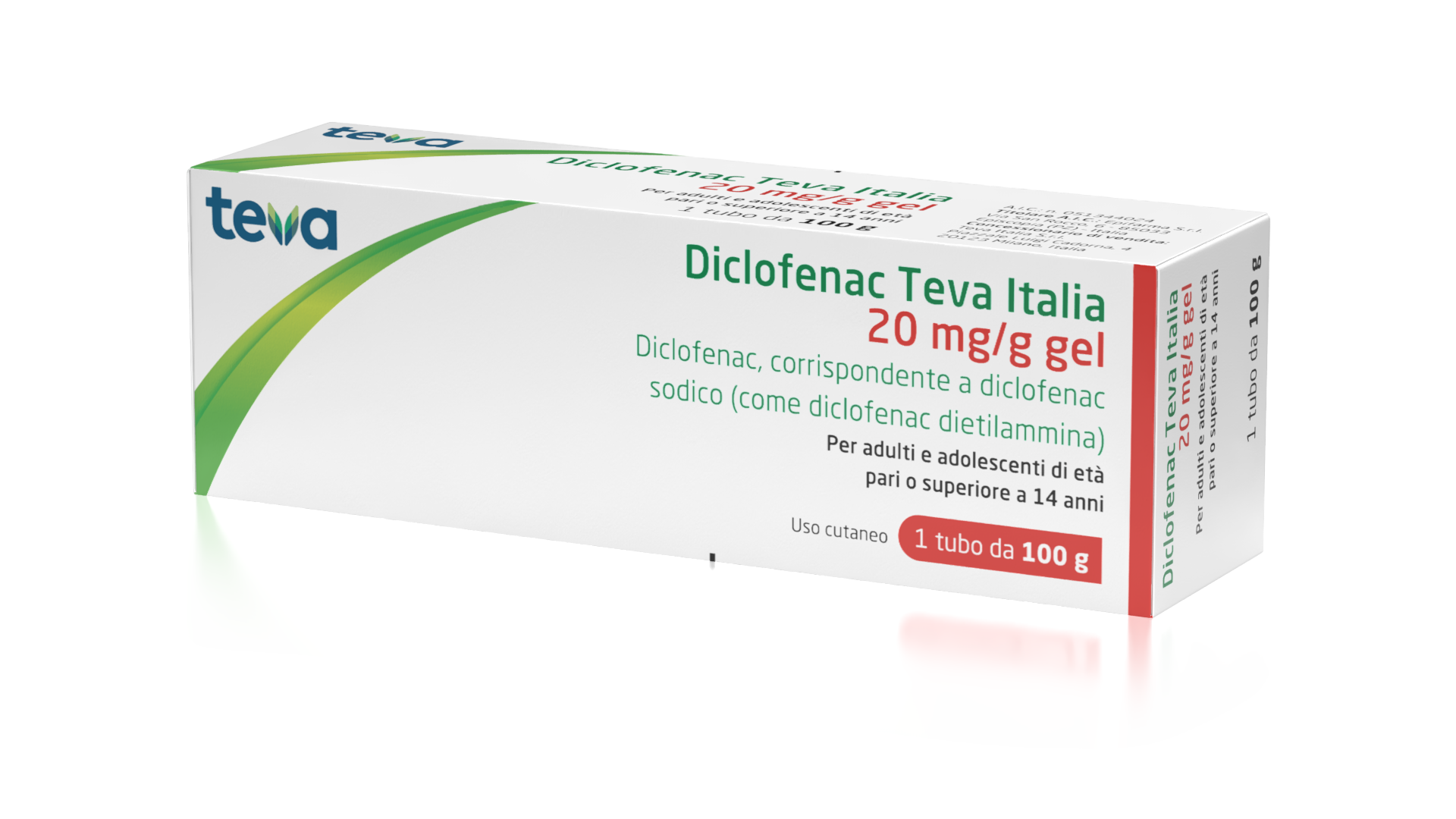 DICLOFENAC TE*GEL 100G 20MG/G - dottorbianchi.it