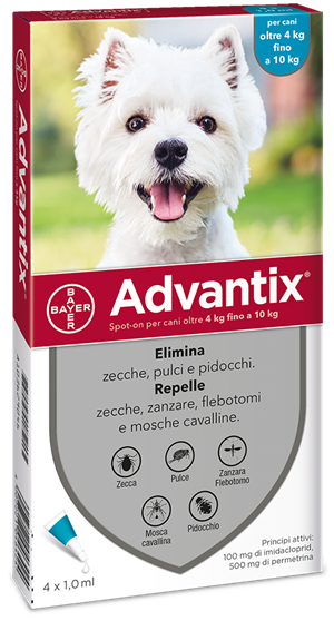 ADVANTIX SPOT ON*4PIP 4-10KG - dottorbianchi.it