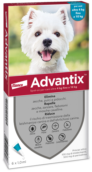 ADVANTIX SPOT ON*6PIP 4-10KG - dottorbianchi.it